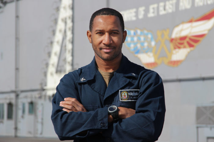 Son of Brooklyn Resident Patrols the Sea Aboard Naval Warship