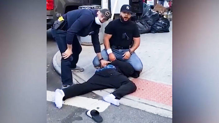 NYPD Violently Attack Two Black Men During Social Distancing Enforcement NYPD Violently Attack Two Black Men During Social Distancing Enforcement