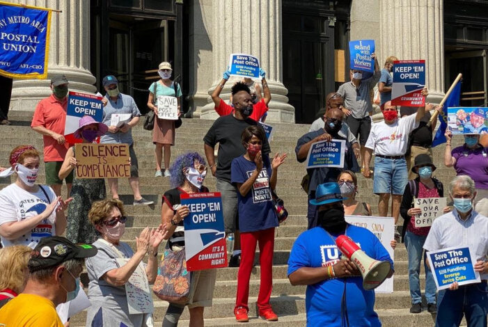 NYC Rallies for Postal Service Day of Action