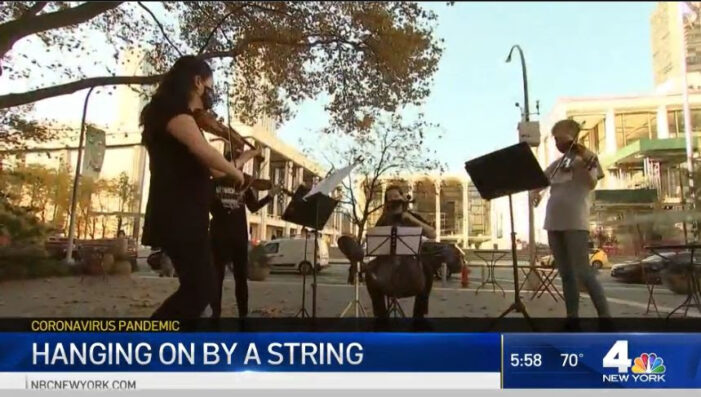 Local 802 Fights for Justice at New School, Gets Featured on NBC, and Continues to Call for Artist Testimony