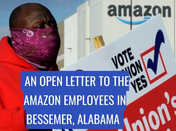 Local 3 Business Manager Pens Open Letter to Amazon Workers in Bessemer, Alabama