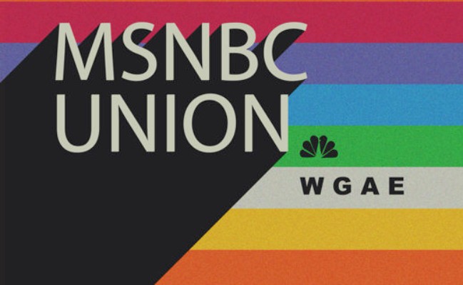 MSNBC Newsroom Employees Unionize with the Writers Guild of America, East