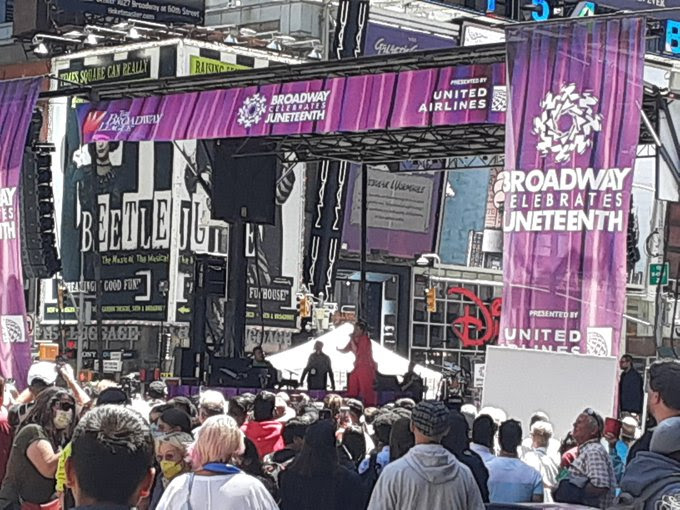 Union Musicians Perform at Broadway Juneteenth Celebration