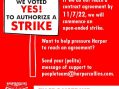 HarperCollins Workers Authorize Strike; Strike Deadline Set for November 7