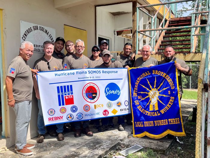 NYC Building Trades Volunteer for Disaster Relief in Puerto Rico NYC Building Trades Volunteer for Disaster Relief in Puerto Rico