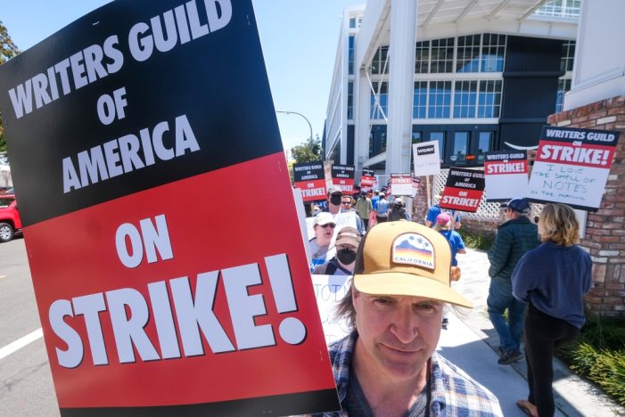 Writers Guild of America East and West on Strike!