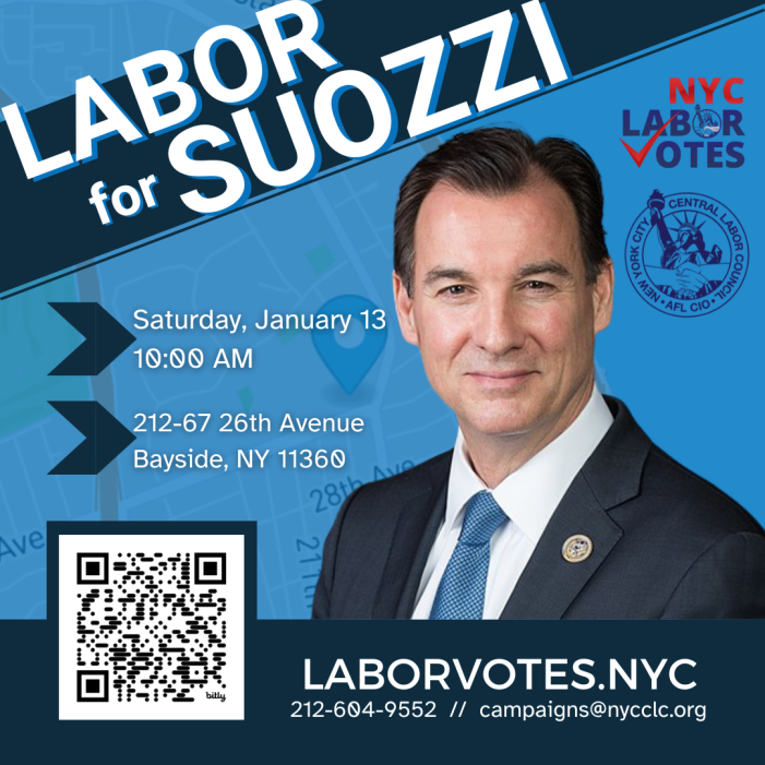 Take Action: Labor for Tom Suozzi! Take Action: Labor for Tom Suozzi!