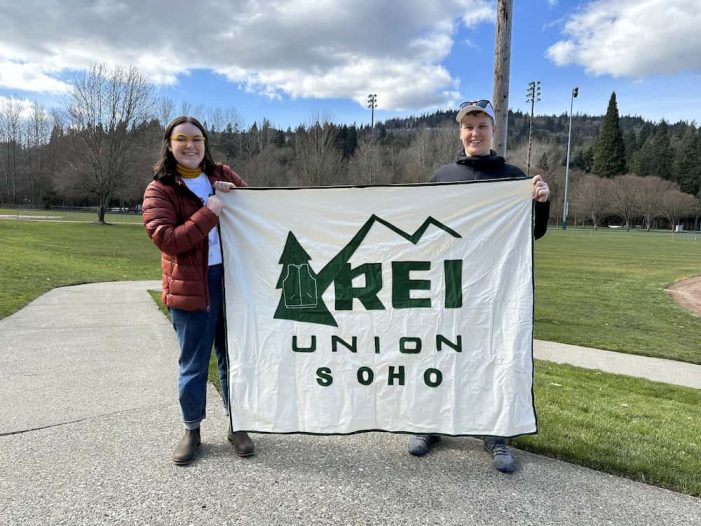 REI Workers from Across the Country March to REI HQ and Demand Management Bargain in Good Faith