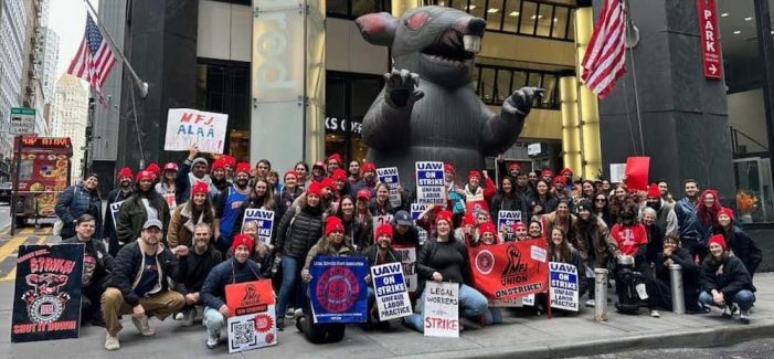 MFJ Union in Longest Strike of NYC Legal Services Workers in Two Decades