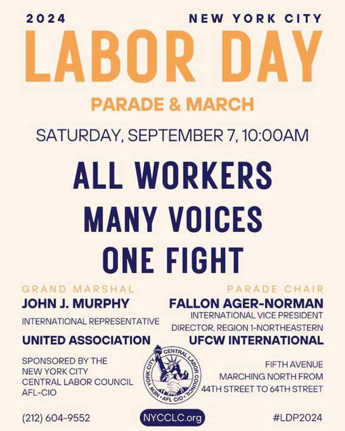 2024 NYC Labor Day Parade & March