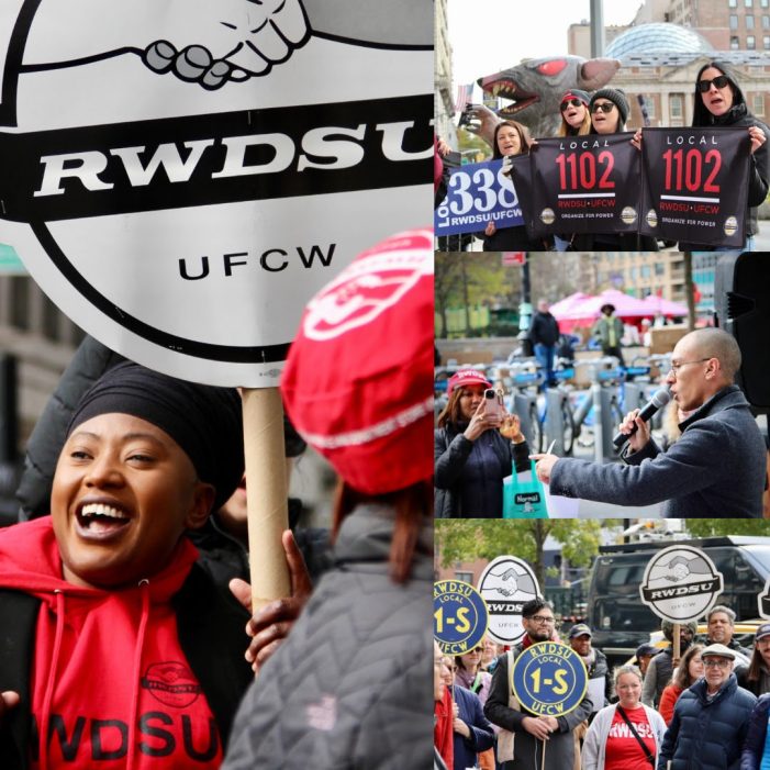 Barnes & Noble Workers, Joined by Labor Groups, Protest Outside Flagship NYC Store, Demand Union Contract by End of 2024 Amid Holiday Shopping Season