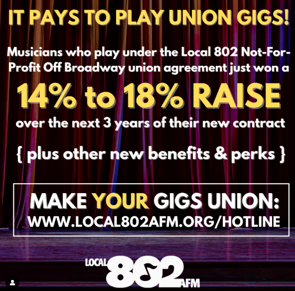 NYC Musicians Secure Major Not-for-Profit Off Broadway Raise as Local 802 Donates $25K to Wildfire Relief