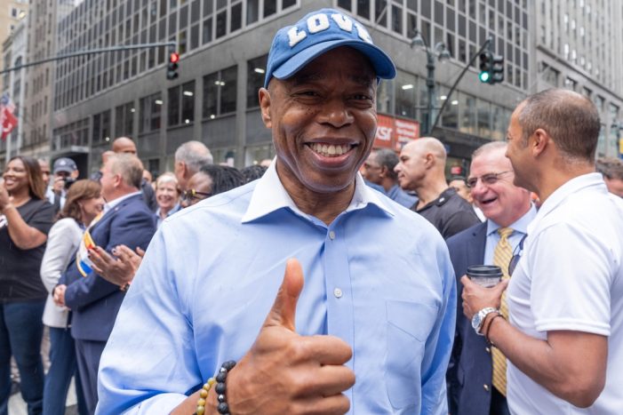 Eric Adams Officially Launches His Independent Mayoral Run